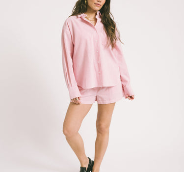 TILTIL Pippa Seersucker Short Red - Things I Like Things I Love