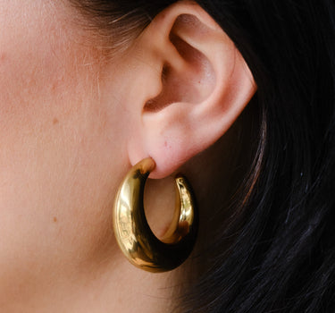 TILTIL Plump Hoop Earrings Goud - Things I Like Things I Love