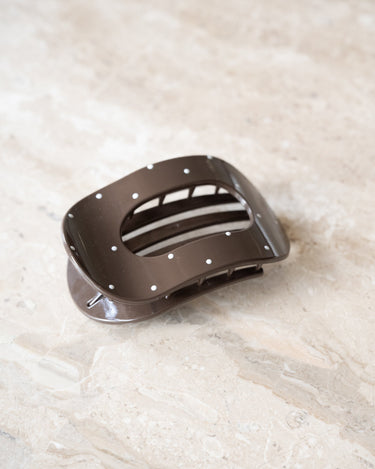TILTIL Polkadot Honey Clip Brown - Things I Like Things I Love