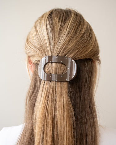 TILTIL Polkadot Honey Clip Brown - Things I Like Things I Love