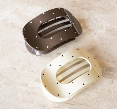 TILTIL Polkadot Honey Clip Offwhite - Things I Like Things I Love