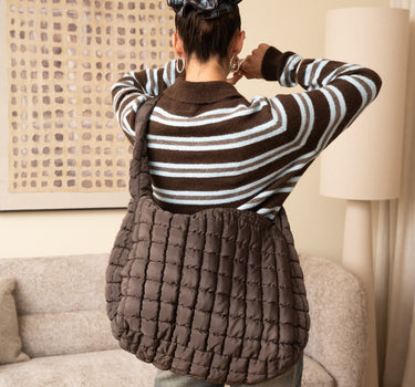 TILTIL Puffy Bag Dark Brown - Things I Like Things I Love