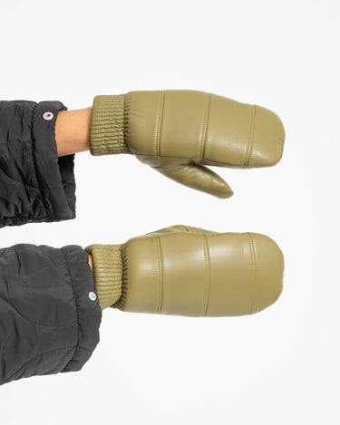 TILTIL Puffy Mittens PU Avocado Green - Things I Like Things I Love