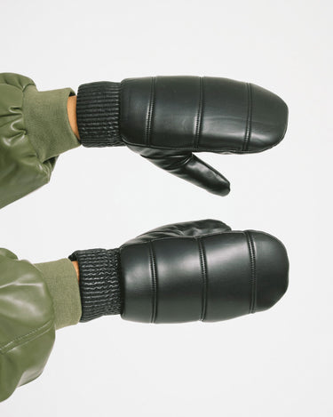 TILTIL Puffy Mittens PU Black - Things I Like Things I Love