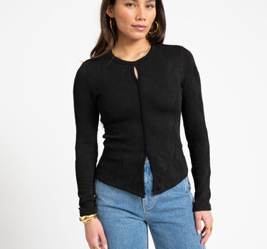 TILTIL Riley Longsleeve Swirl Black - Things I Like Things I Love