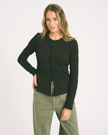 TILTIL Riley Longsleeve Swirl Black - Things I Like Things I Love