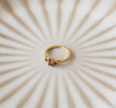 TILTIL Ring Choco Zircon Gold - Things I Like Things I Love