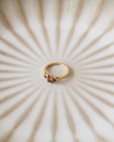 TILTIL Ring Choco Zircon Gold - Things I Like Things I Love