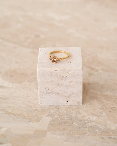 TILTIL Ring Choco Zircon Goud - Things I Like Things I Love
