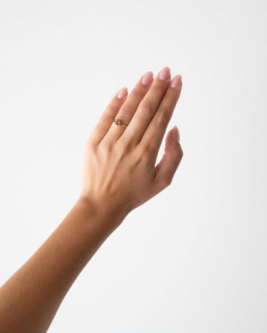 TILTIL Ring Choco Zircon Goud - Things I Like Things I Love