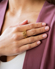 TILTIL Ring Ciara Connected Gold - Things I Like Things I Love