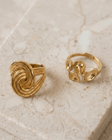 TILTIL Ring Isla Wave Gold - Things I Like Things I Love