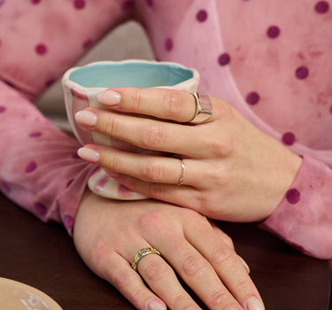 TILTIL Ring Thin Twist Silver - Things I Like Things I Love