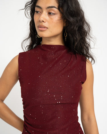 TILTIL Rody Sparkle Top Bordeaux - Things I Like Things I Love