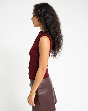 TILTIL Rody Sparkle Top Bordeaux - Things I Like Things I Love