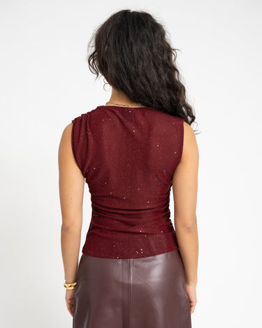 TILTIL Rody Sparkle Top Bordeaux - Things I Like Things I Love