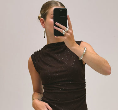TILTIL Rody Sparkle Top Brown - Things I Like Things I Love
