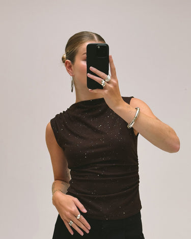 TILTIL Rody Sparkle Top Brown - Things I Like Things I Love