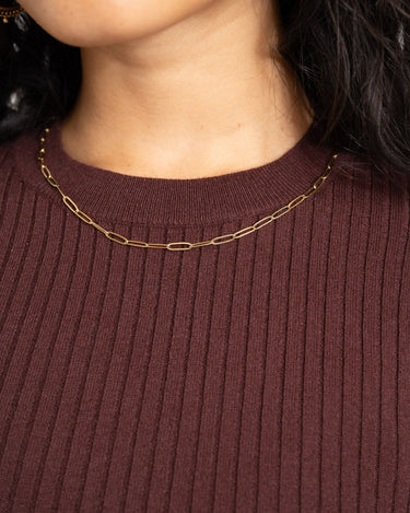 TILTIL Roelie Rib Pullover Brown - Things I Like Things I Love