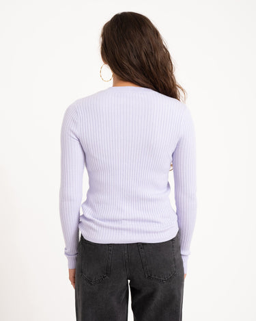 TILTIL Roelie Rib Pullover Lilac - Things I Like Things I Love