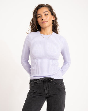 TILTIL Roelie Rib Pullover Lilac - Things I Like Things I Love
