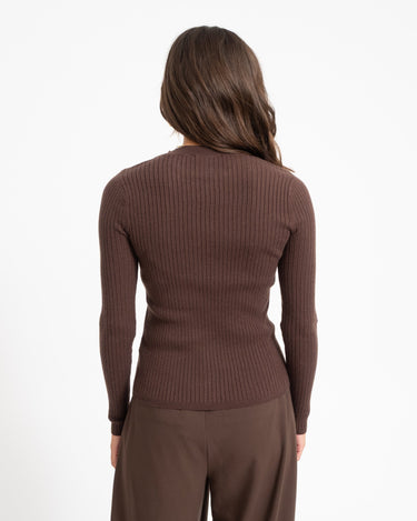 TILTIL Roellie Ribknit Bruin - Things I Like Things I Love