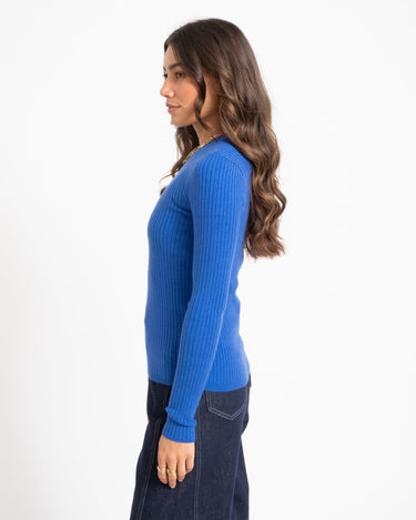 TILTIL Roellie Ribknit Donkerblauw - Things I Like Things I Love