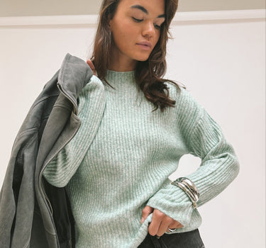 TILTIL Ronja Crewneck Knit Mint - Things I Like Things I Love