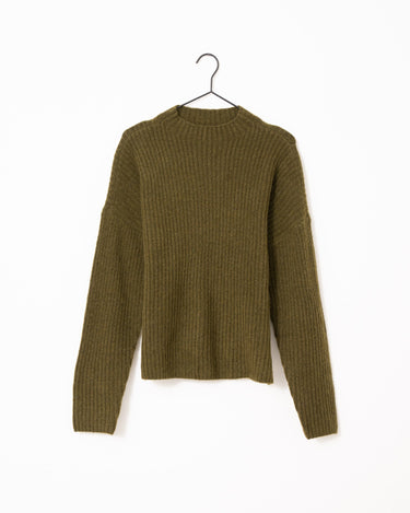 TILTIL Ronja Crewneck Knit Olive - Things I Like Things I Love