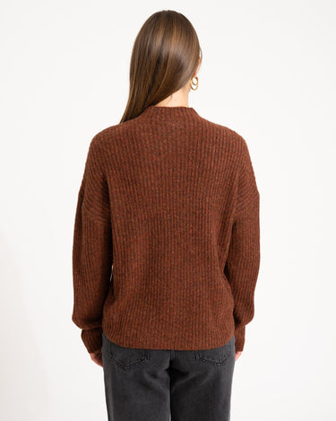 TILTIL Ronja Crewneck Knit Rust - Things I Like Things I Love