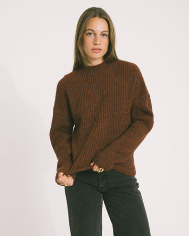 TILTIL Ronja Crewneck Knit Rust - Things I Like Things I Love
