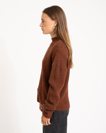 TILTIL Ronja Crewneck Knit Rust - Things I Like Things I Love