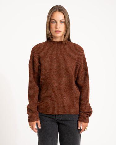 TILTIL Ronja Crewneck Knit Rust - Things I Like Things I Love