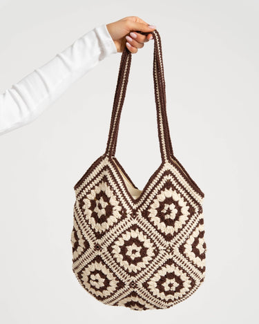 TILTIL Rounded Crochet Bag Brown - Things I Like Things I Love