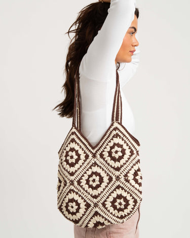 TILTIL Rounded Crochet Bag Brown - Things I Like Things I Love