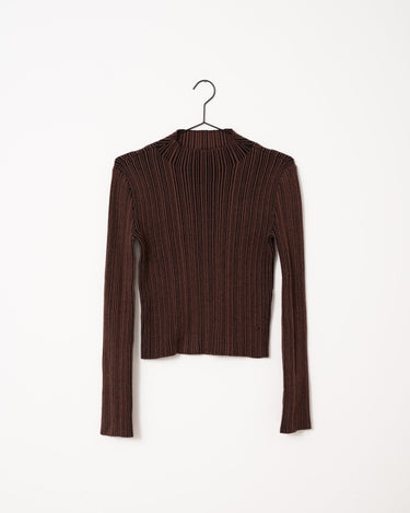 TILTIL Rowie Contrasted Knit Brown Black - Things I Like Things I Love