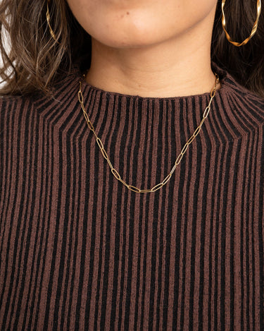 TILTIL Rowie Contrasted Knit Brown Black - Things I Like Things I Love