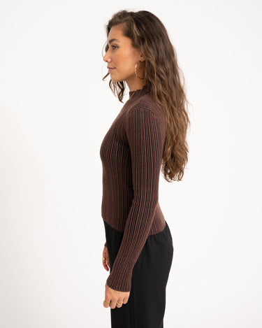 TILTIL Rowie Contrasted Knit Brown Black - Things I Like Things I Love