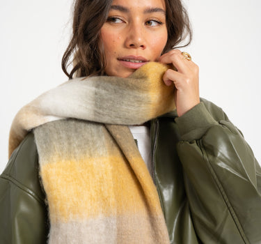 TILTIL Ruth Blocked Scarf Amber Haze Multi - Things I Like Things I Love