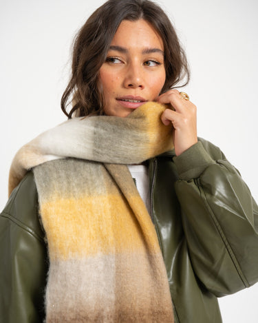 TILTIL Ruth Blocked Scarf Amber Haze Multi - Things I Like Things I Love