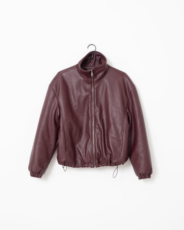 TILTIL Saar PU Bomber Bordeaux - Things I Like Things I Love