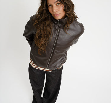 TILTIL Saar PU Bomber Bruin - Things I Like Things I Love