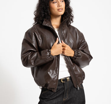 TILTIL Saar PU Bomber Bruin - Things I Like Things I Love