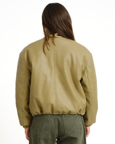 TILTIL Saar PU Bomber Groen - Things I Like Things I Love