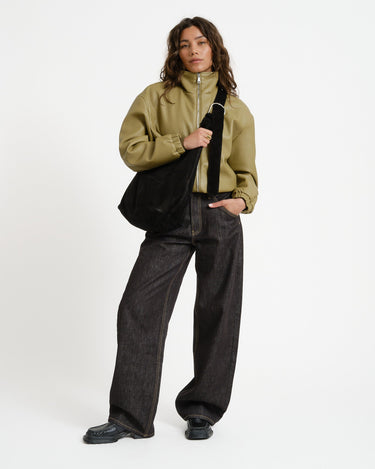 TILTIL Saar PU Bomber Groen - Things I Like Things I Love