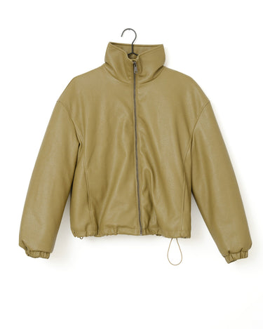TILTIL Saar PU Bomber Groen - Things I Like Things I Love