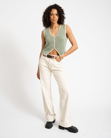 TILTIL Sab Knit Vest Salvia One Size - Things I Like Things I Love