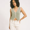 TILTIL Sab Knit Vest Salvia One Size - Things I Like Things I Love