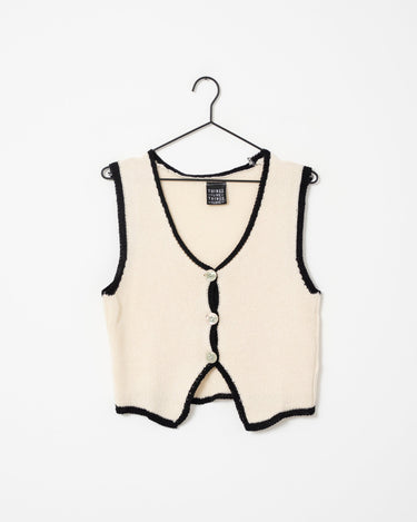 TILTIL Sab Knit Vest White Swan - Things I Like Things I Love
