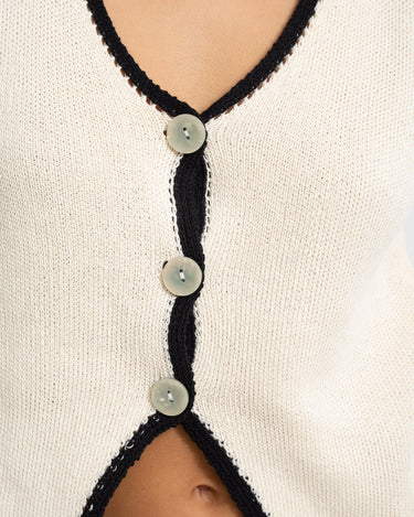 TILTIL Sab Knit Vest White Swan - Things I Like Things I Love